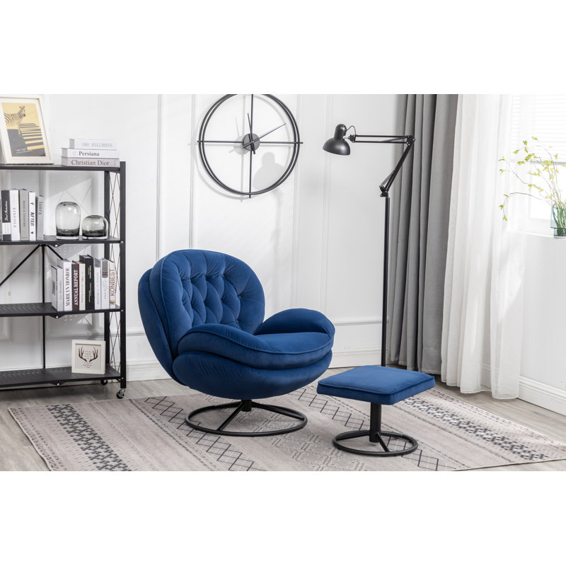 Mercury Row® Myler Upholstered Swivel Accent Chair & Reviews Wayfair